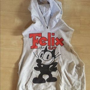 Muscle tank hoodie